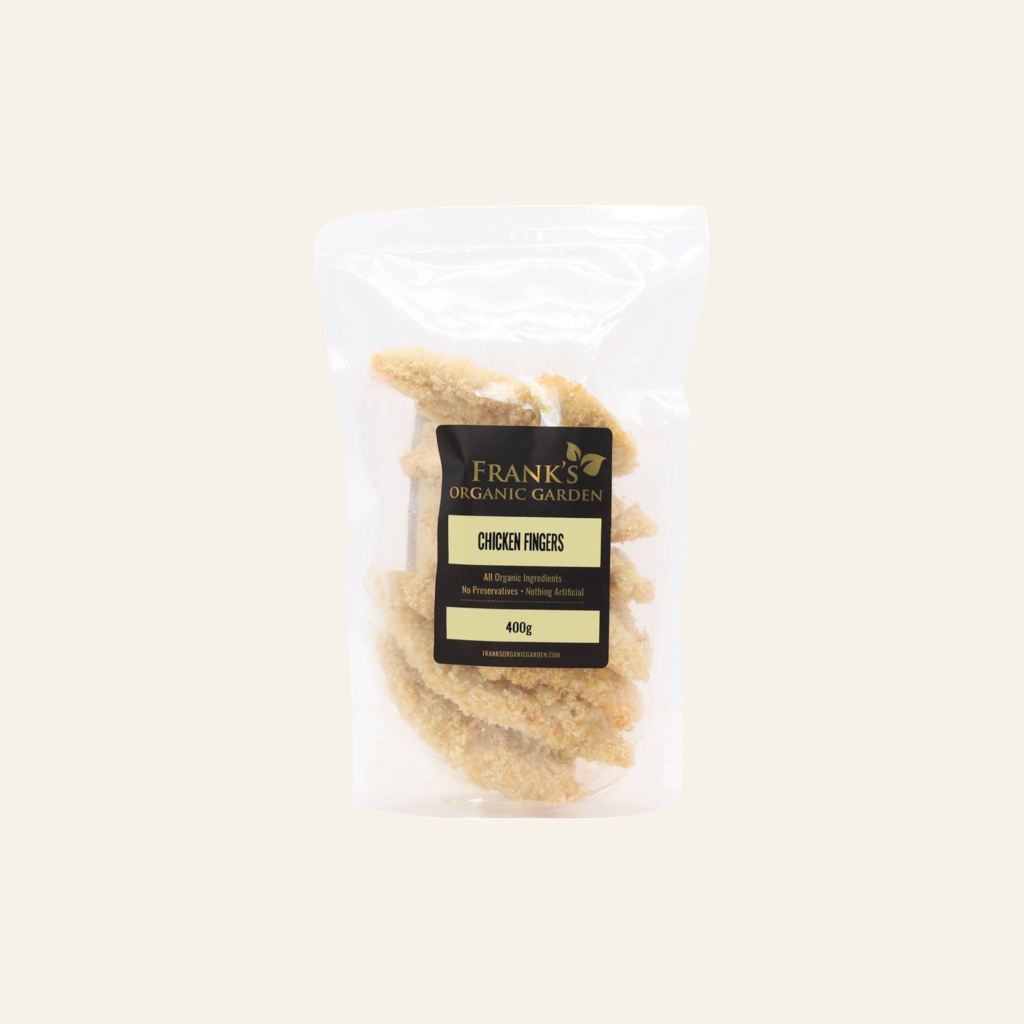 Frank's Organic Chicken Fingers 400g