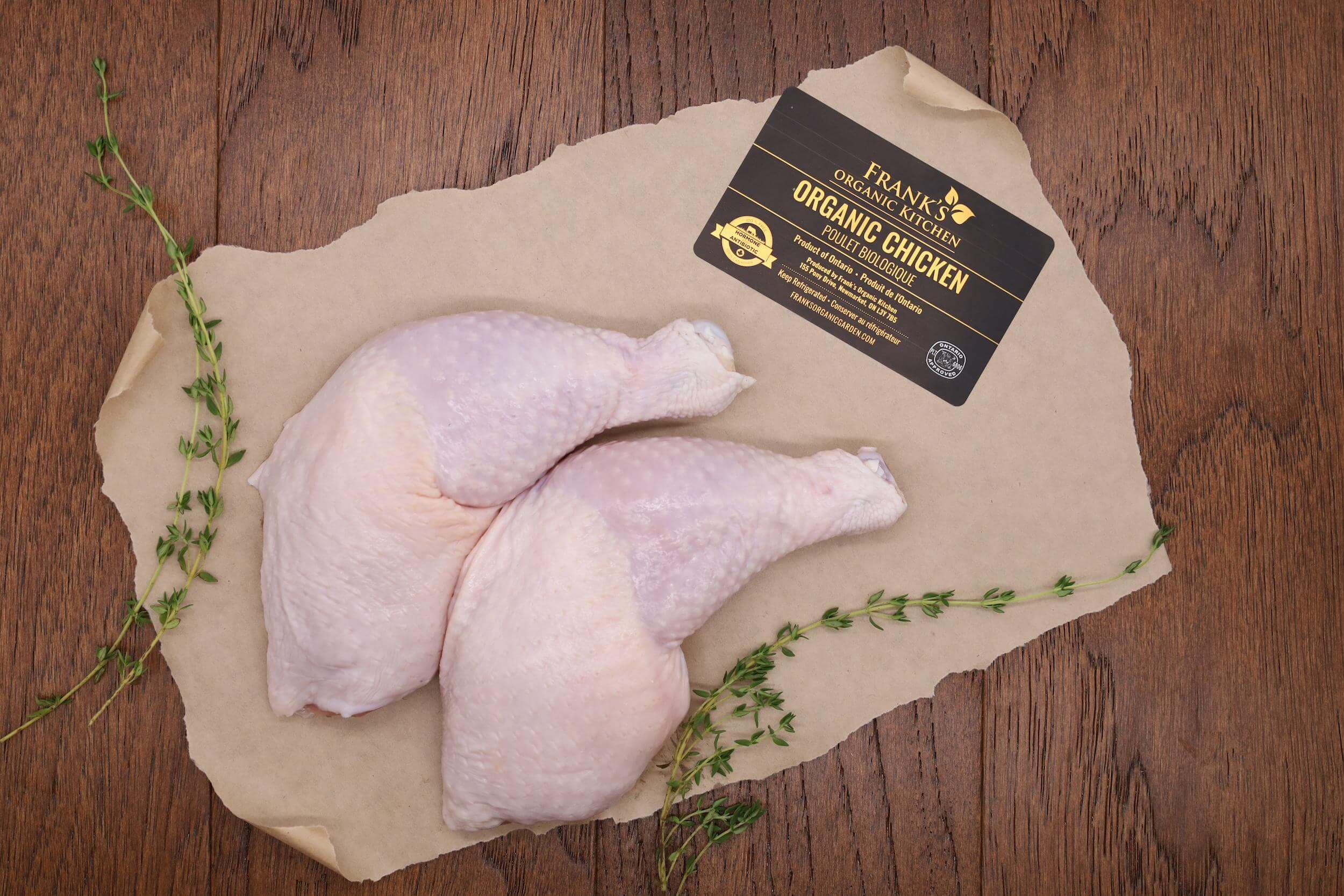 Organic Chicken Legs ~600g/2pc