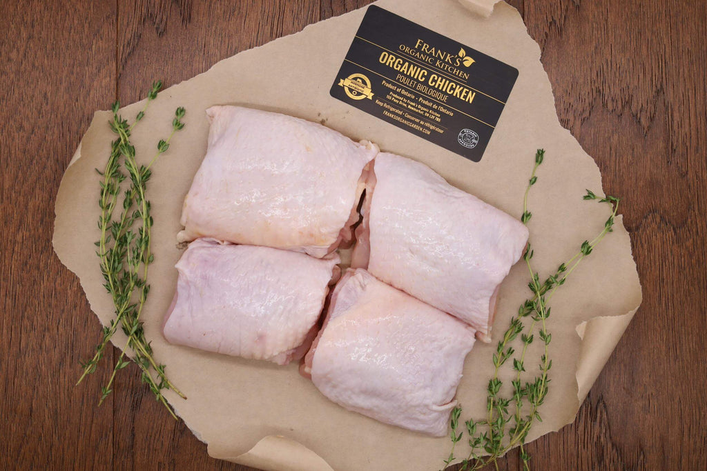 Organic Chicken Thighs 600g/4pc