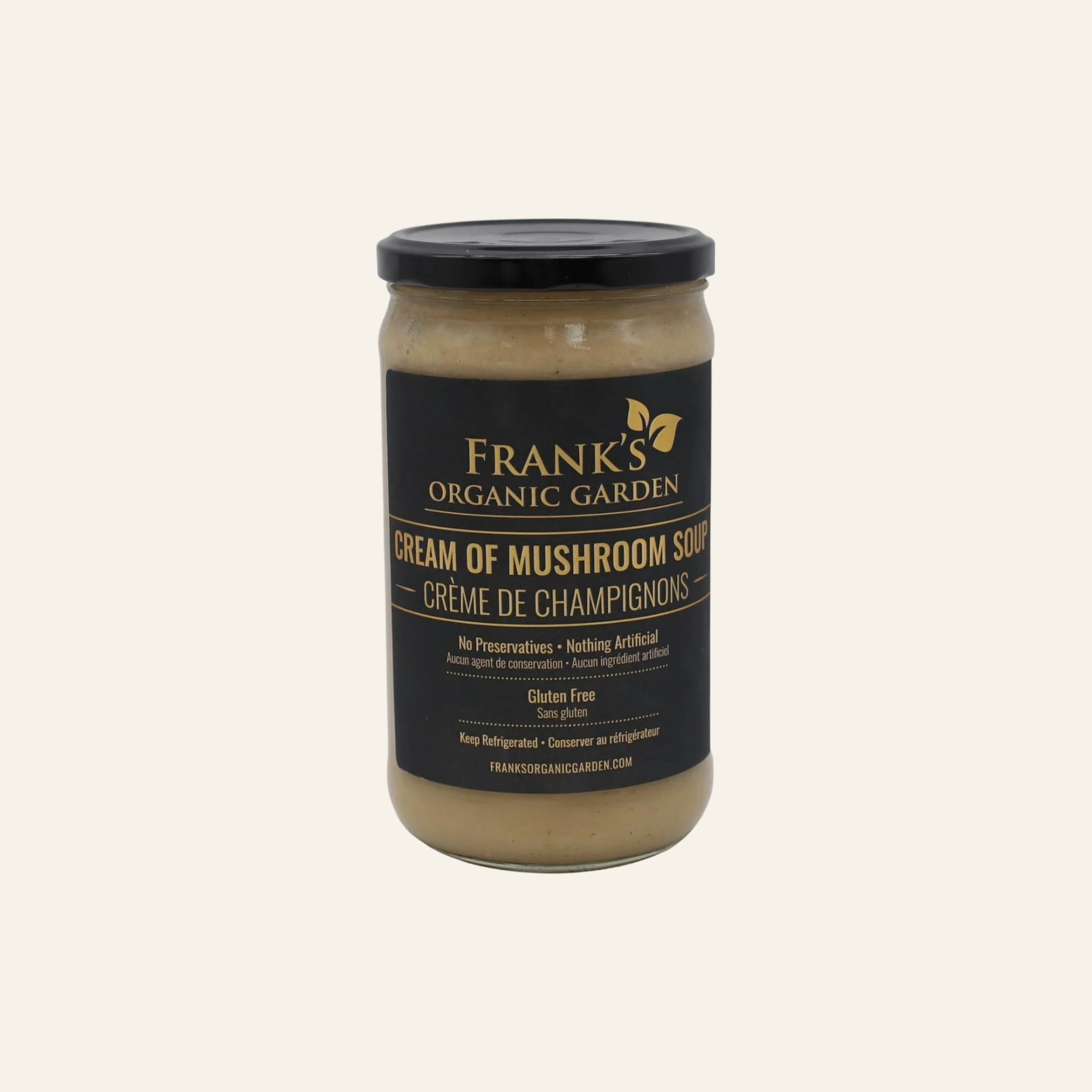 Frank's Organic Cream of Mushroom Soup 710mL