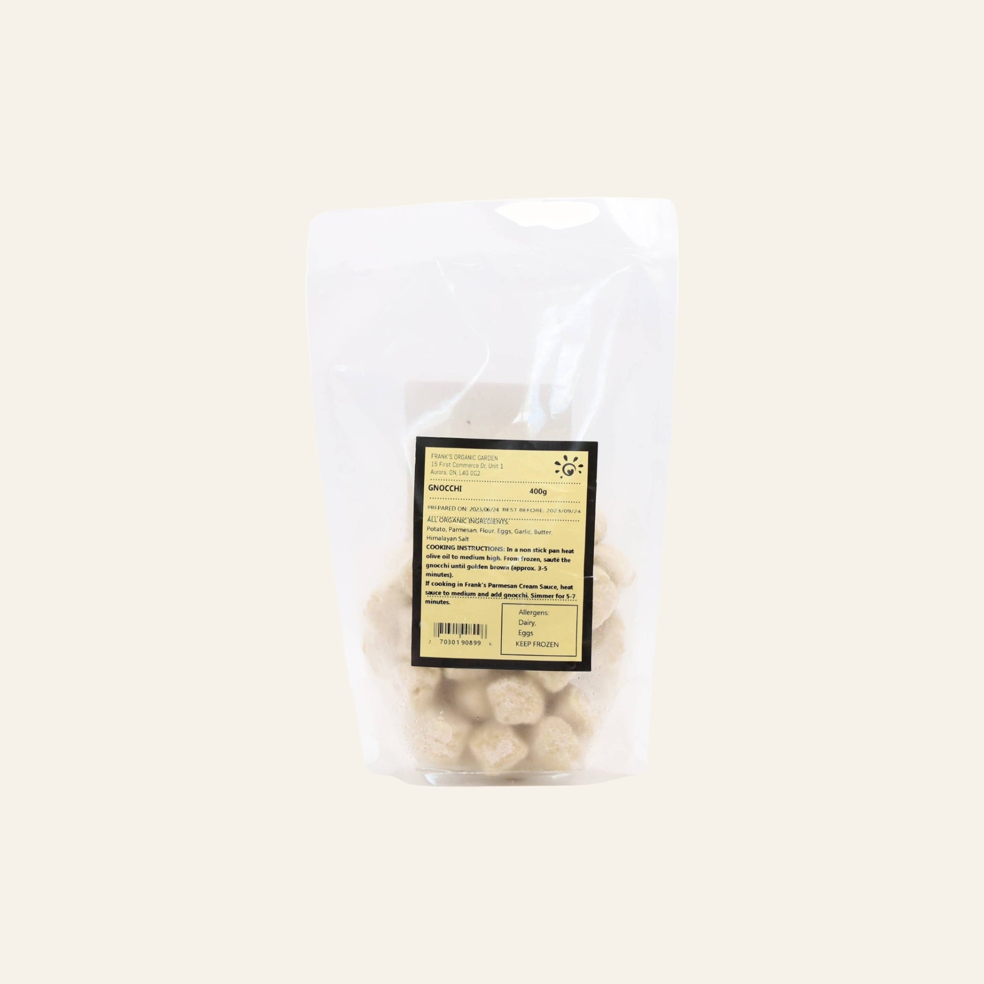 Frank’s Organic Handmade Gnocchi 400g