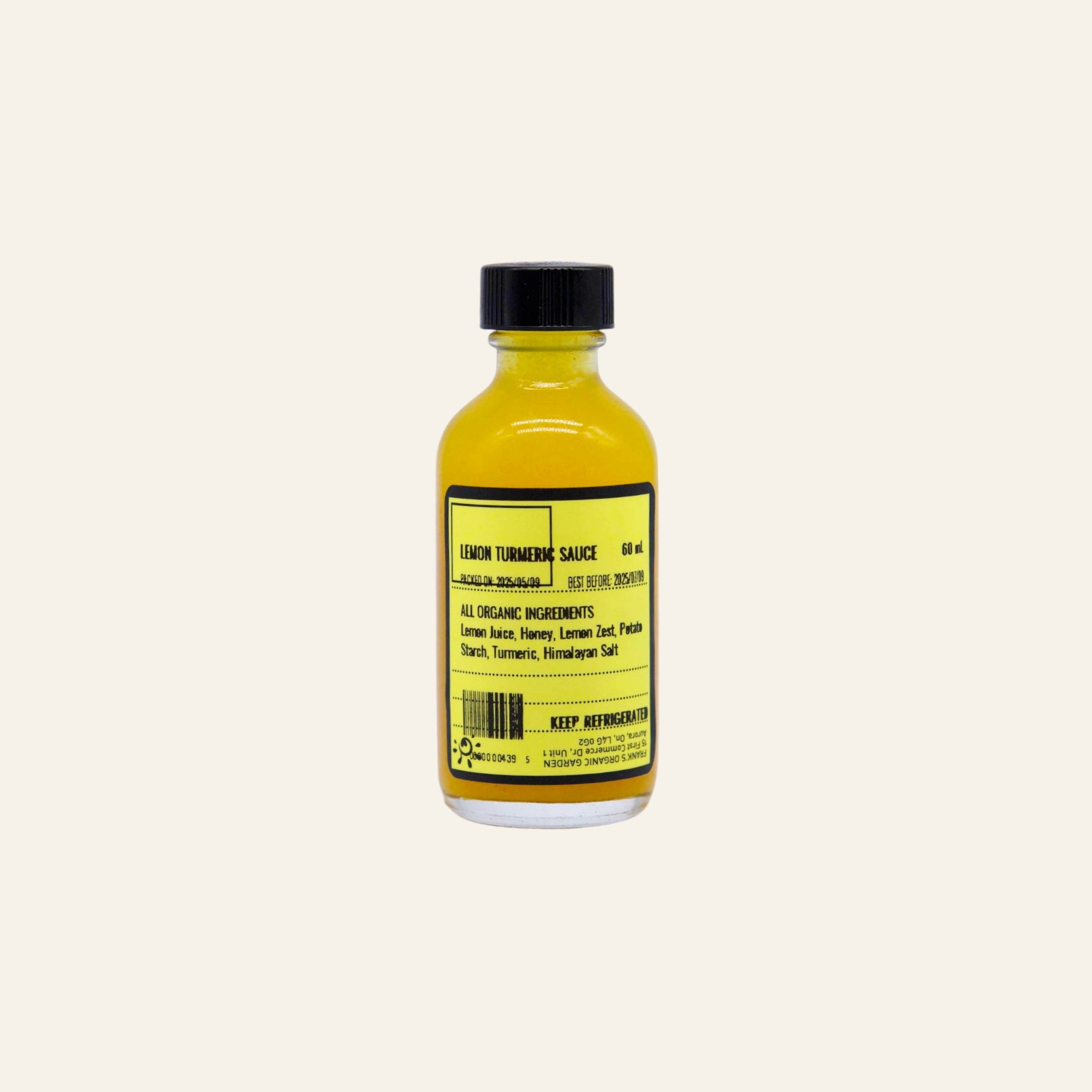 Frank's Organic Lemon Turmeric Sauce 60mL