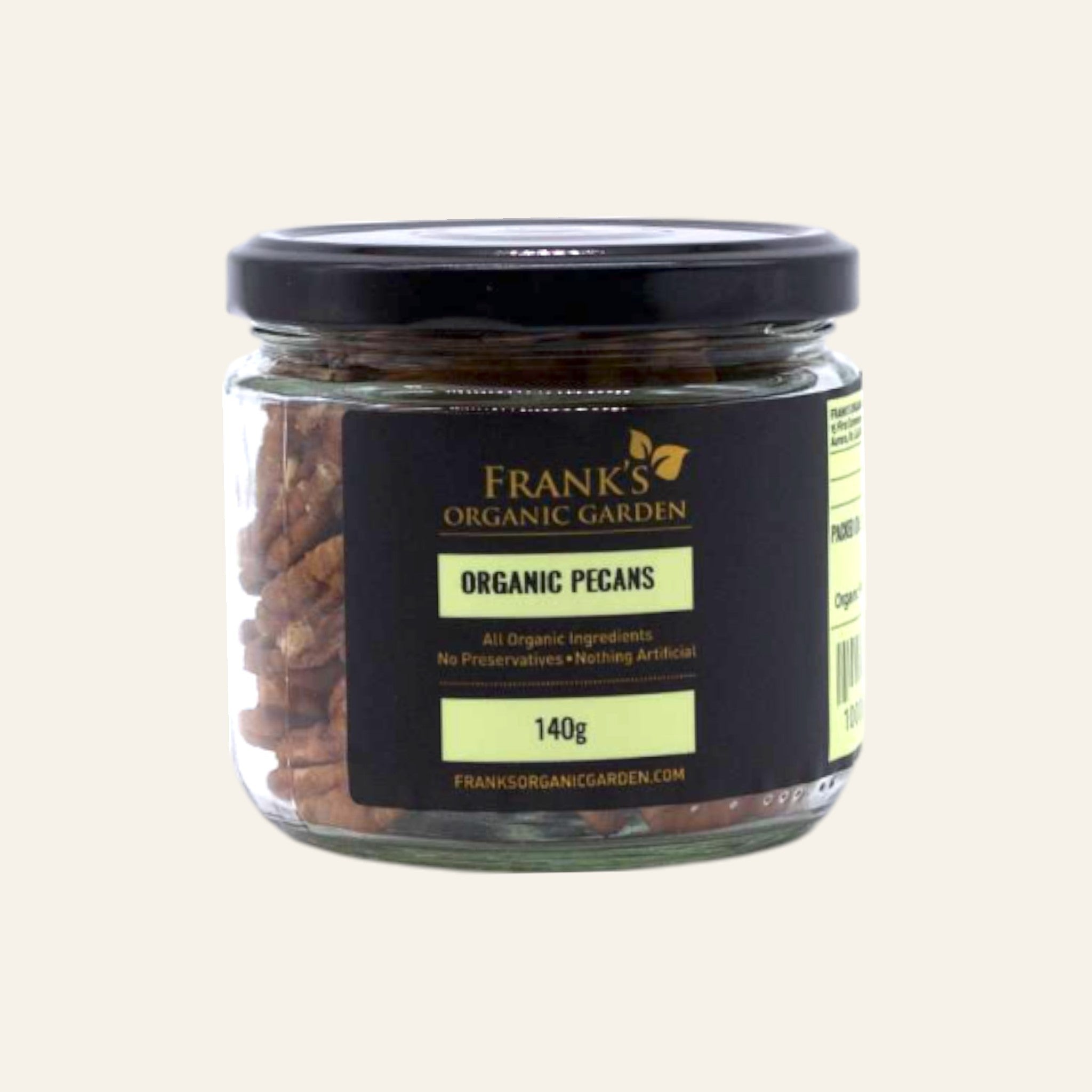 Frank’s Organic Pecans 140g