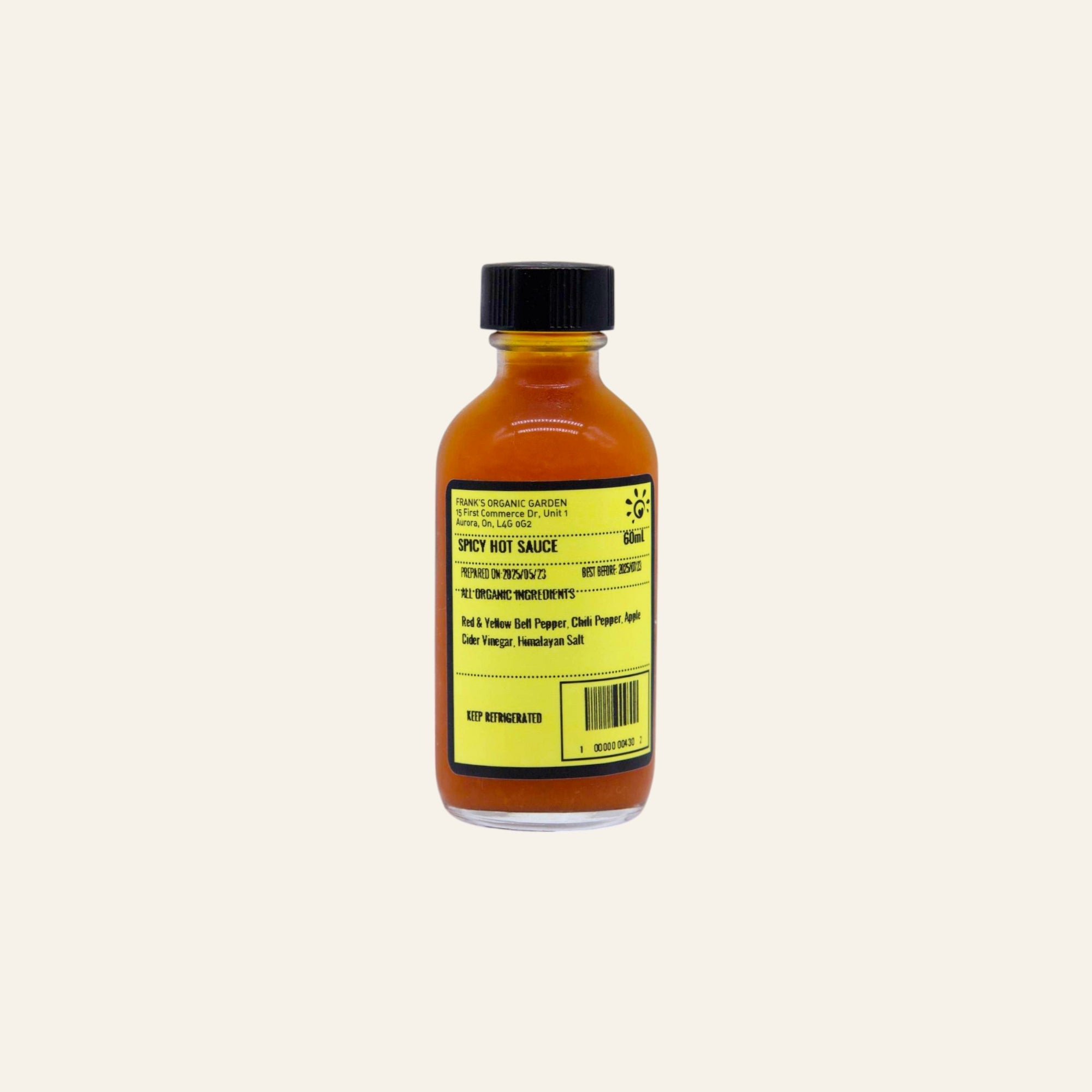 Frank's Organic Spicy Hot Sauce 60mL