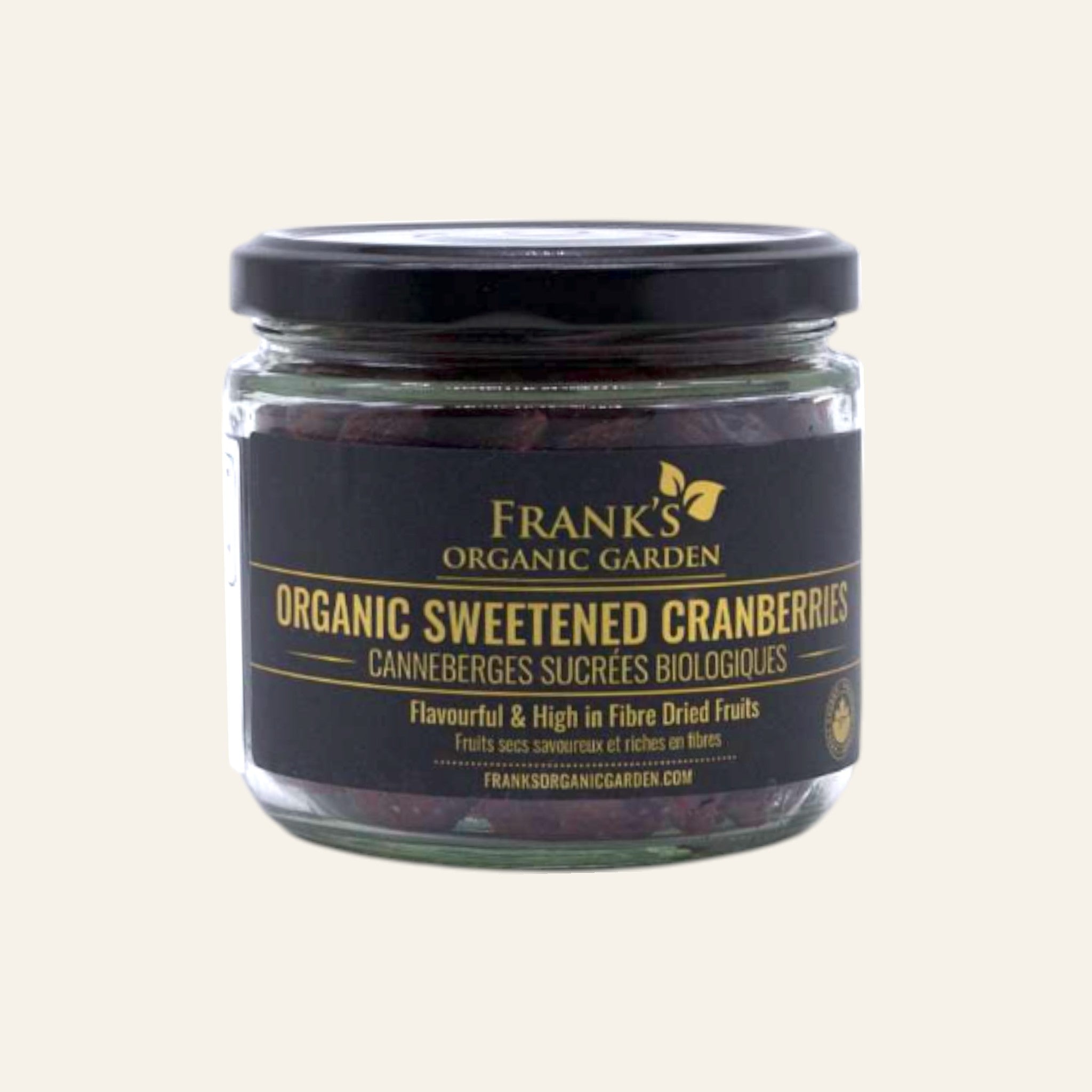 Frank’s Organic Sweetened Cranberries 175g