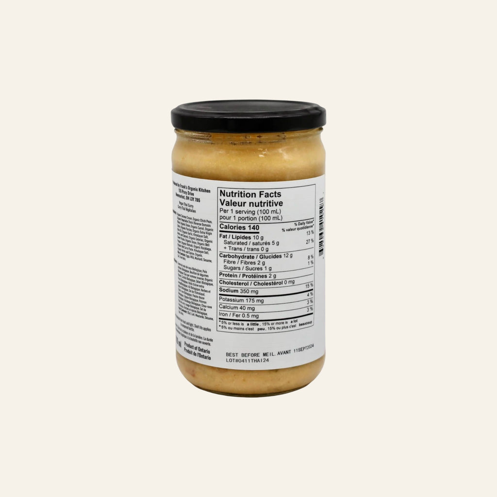 Frank's Organic Vegan Thai Curry 710mL