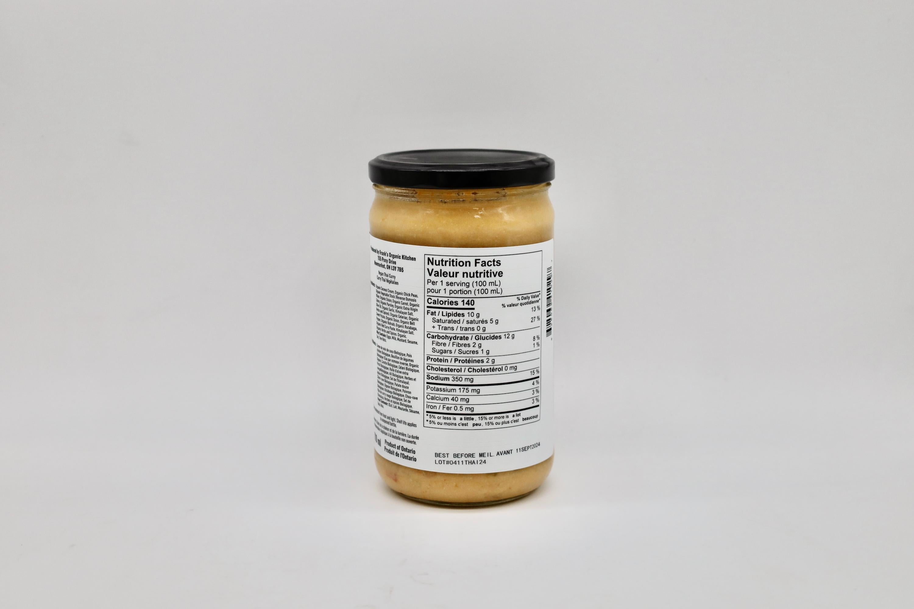 Frank's Organic Vegan Thai Curry 710mL