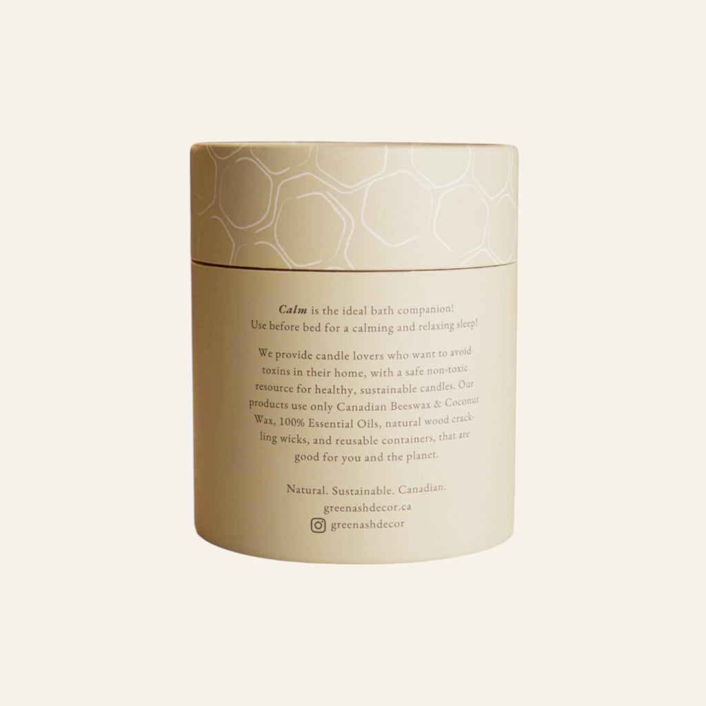 Green Ash Au Natural Unscented Candle