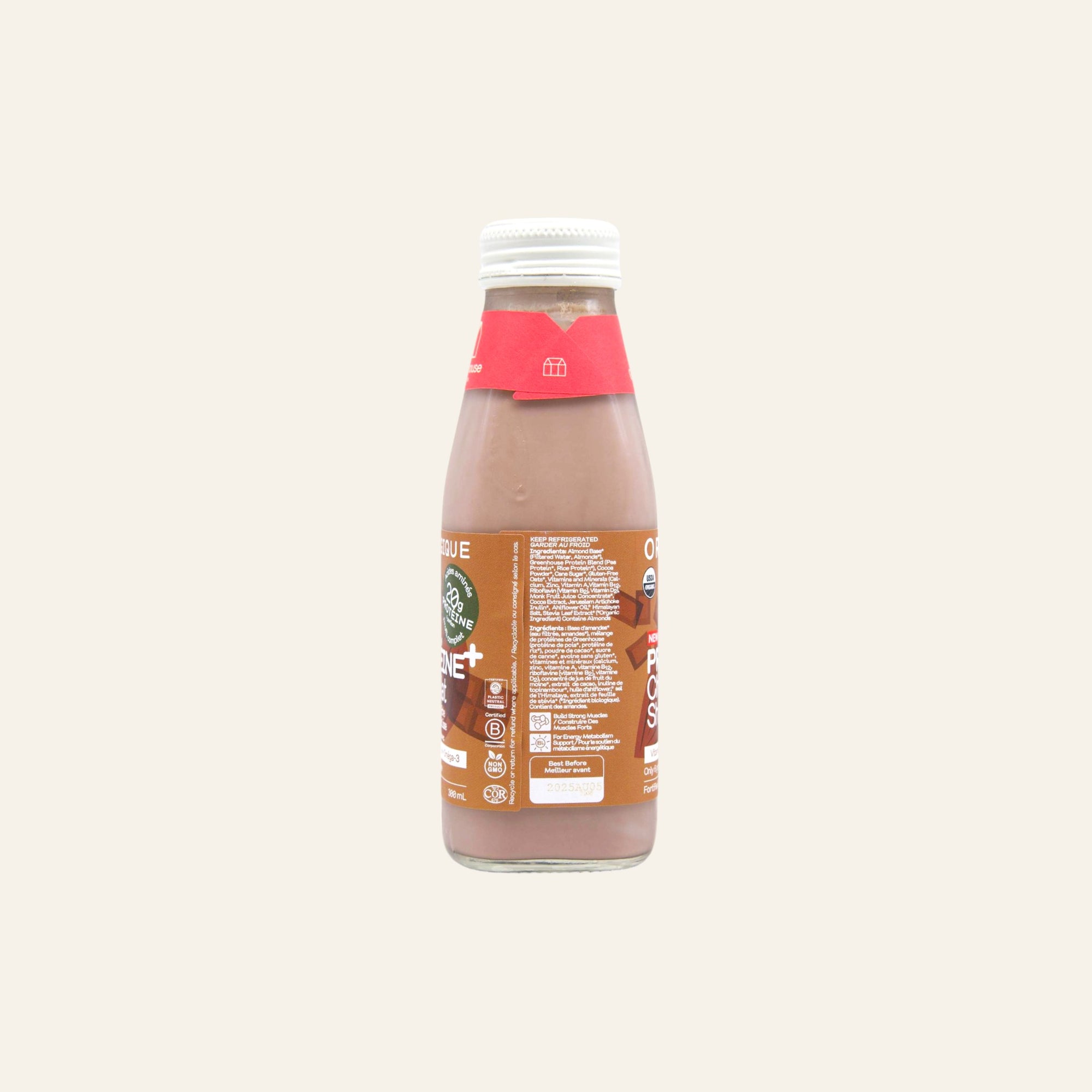 Greenhouse Organic Chocolate Protein Shake 300mL