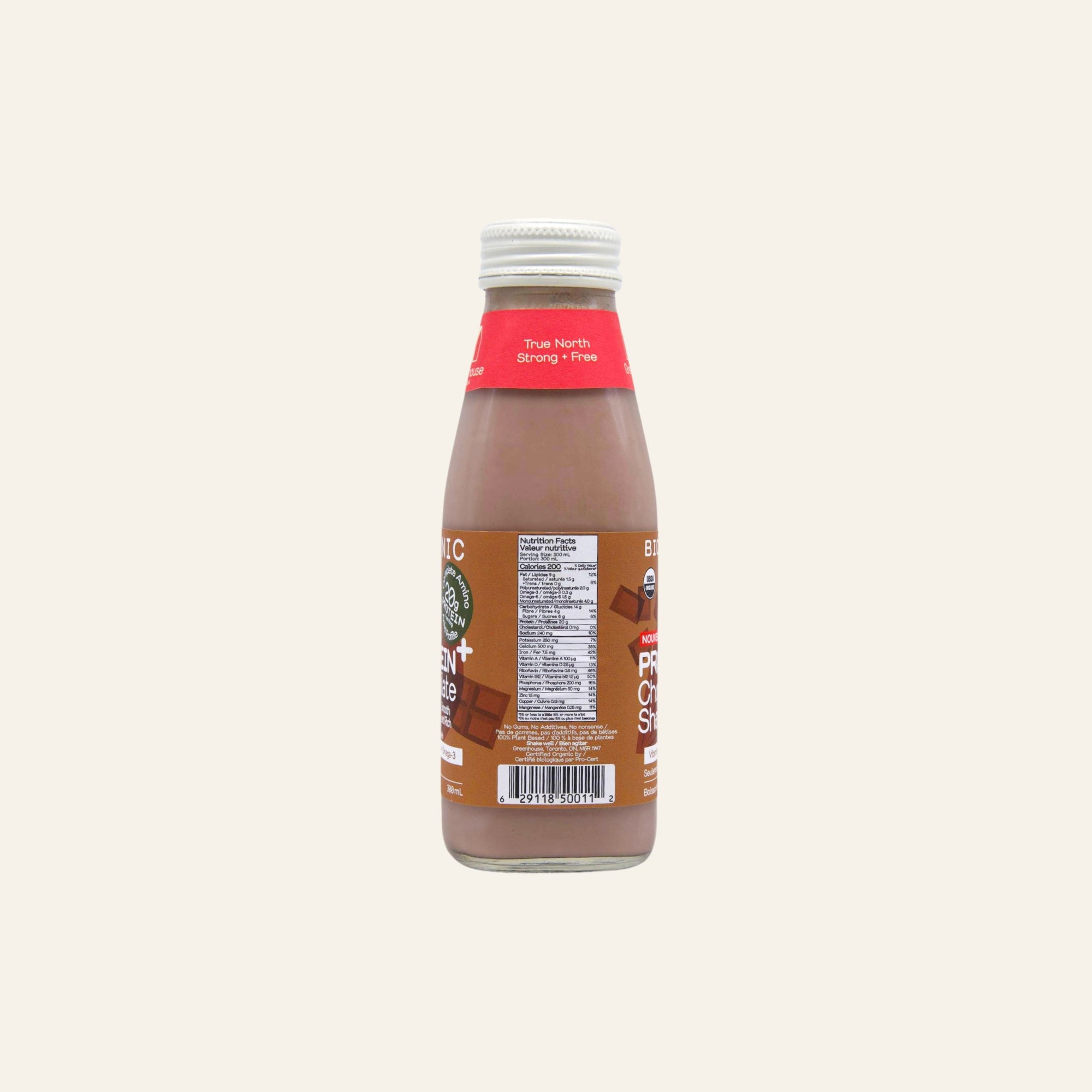 Greenhouse Organic Chocolate Protein Shake 300mL