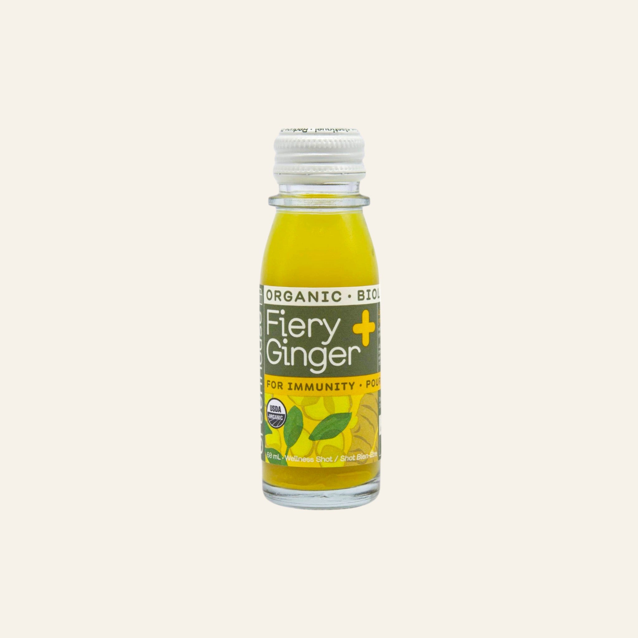 Greenhouse Organic Fiery Ginger Immunity Shot 60mL