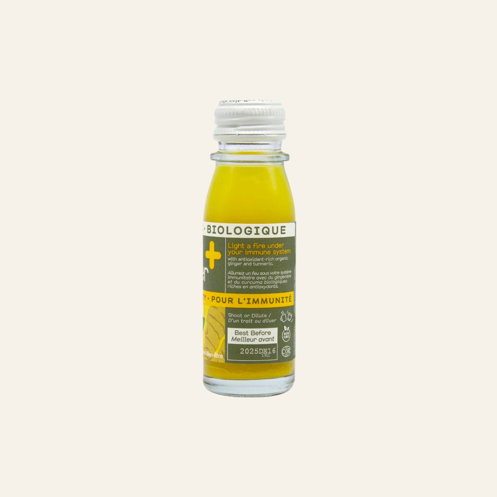 Greenhouse Organic Fiery Ginger Immunity Shot 60mL