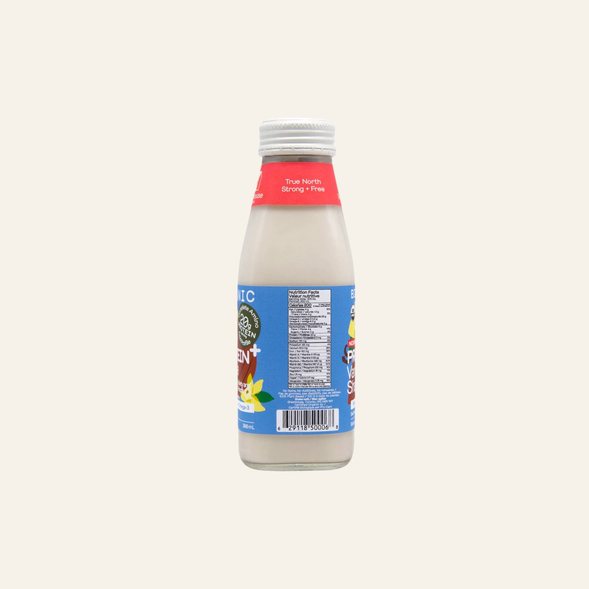 Greenhouse Organic Vanilla Protein Shake 300mL