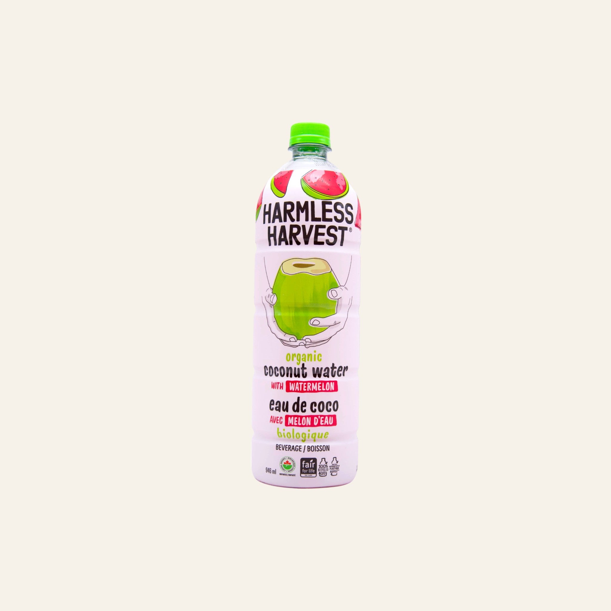 Harmless Harvest Organic Watermelon Coconut Water 946ml