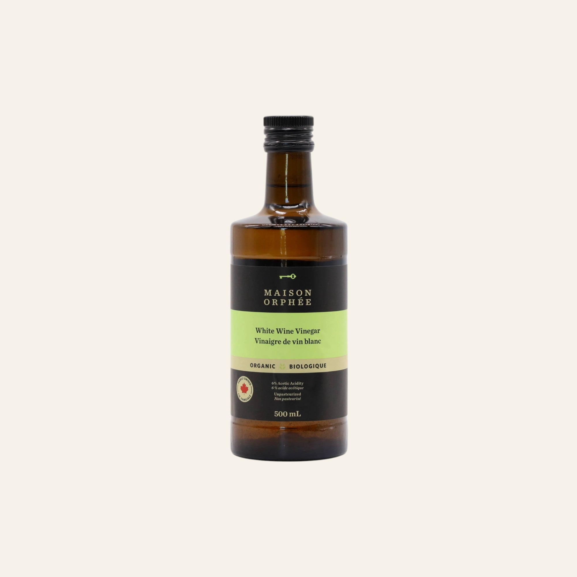 Maison Orphee White Wine Vinegar 500mL