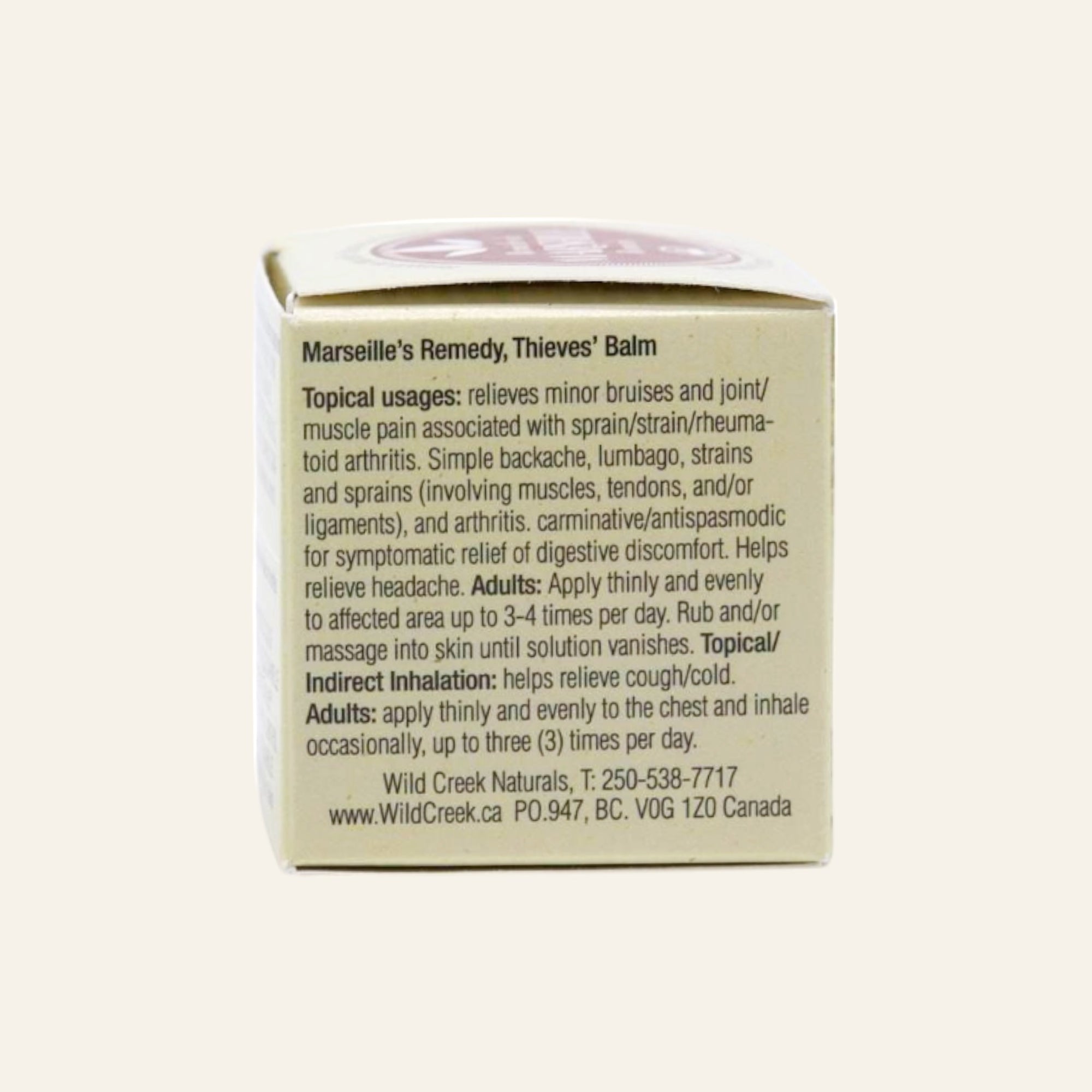Marseille's Remember Thieves Balm 25mL