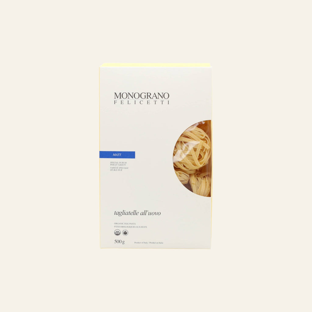 Monograno Organic Tagliatelle All'Uovo Pasta 500g