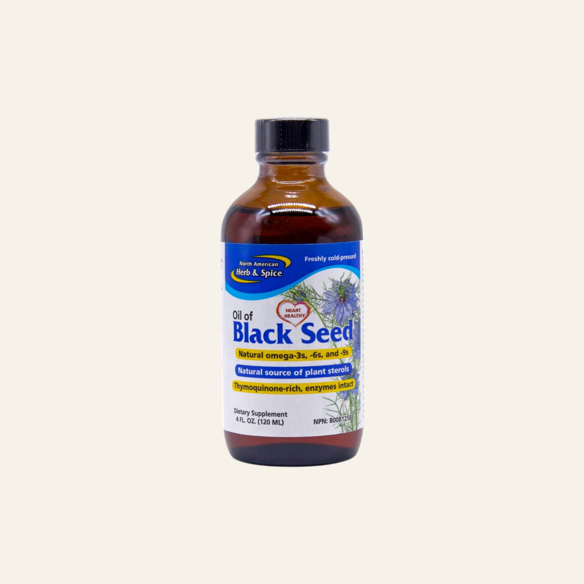 North American Herb & Spice Oil of Black Seed 120mL