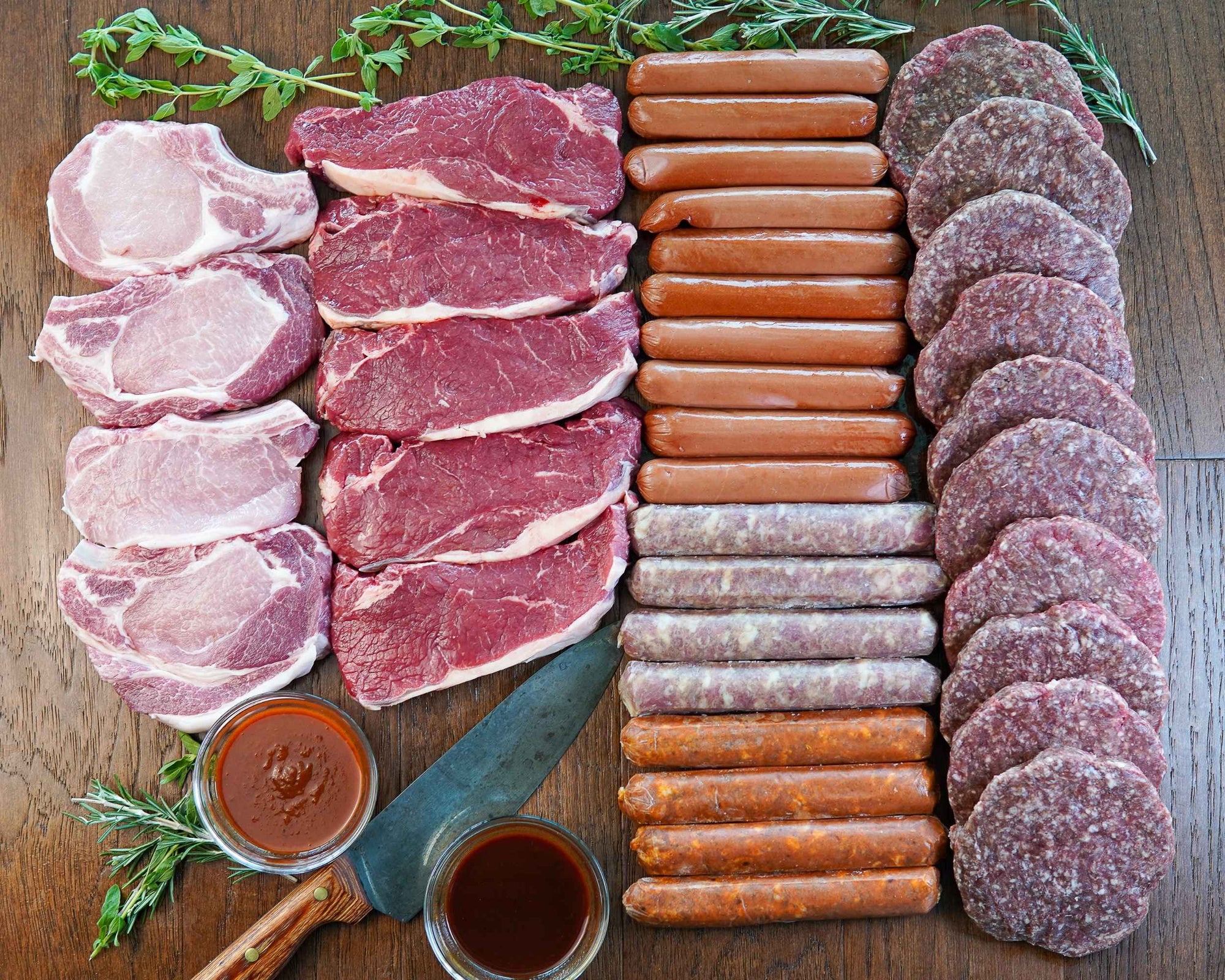 Organic Pork and Beef BBQ Box