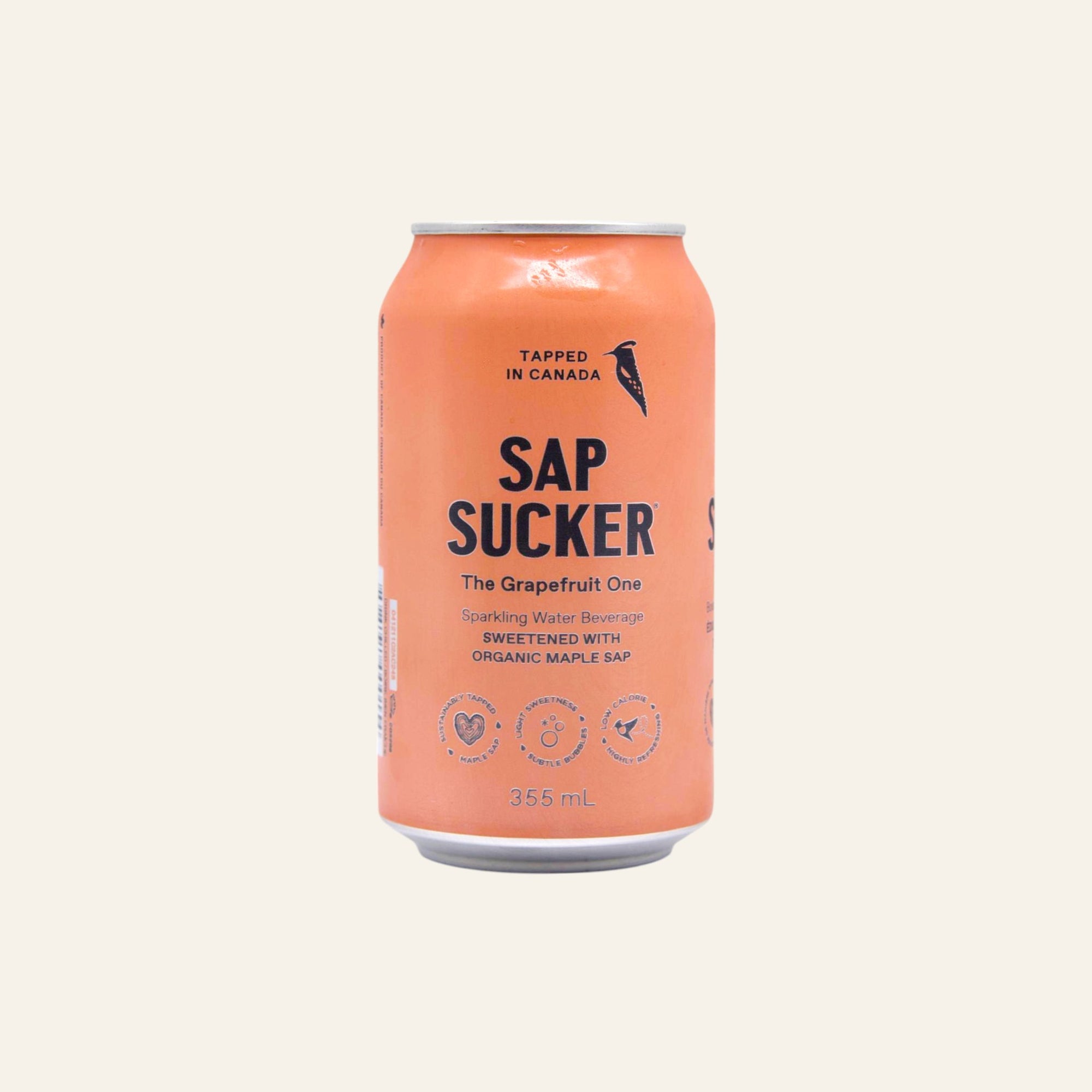 Sapsucker Organic Grapefruit Water 355mL