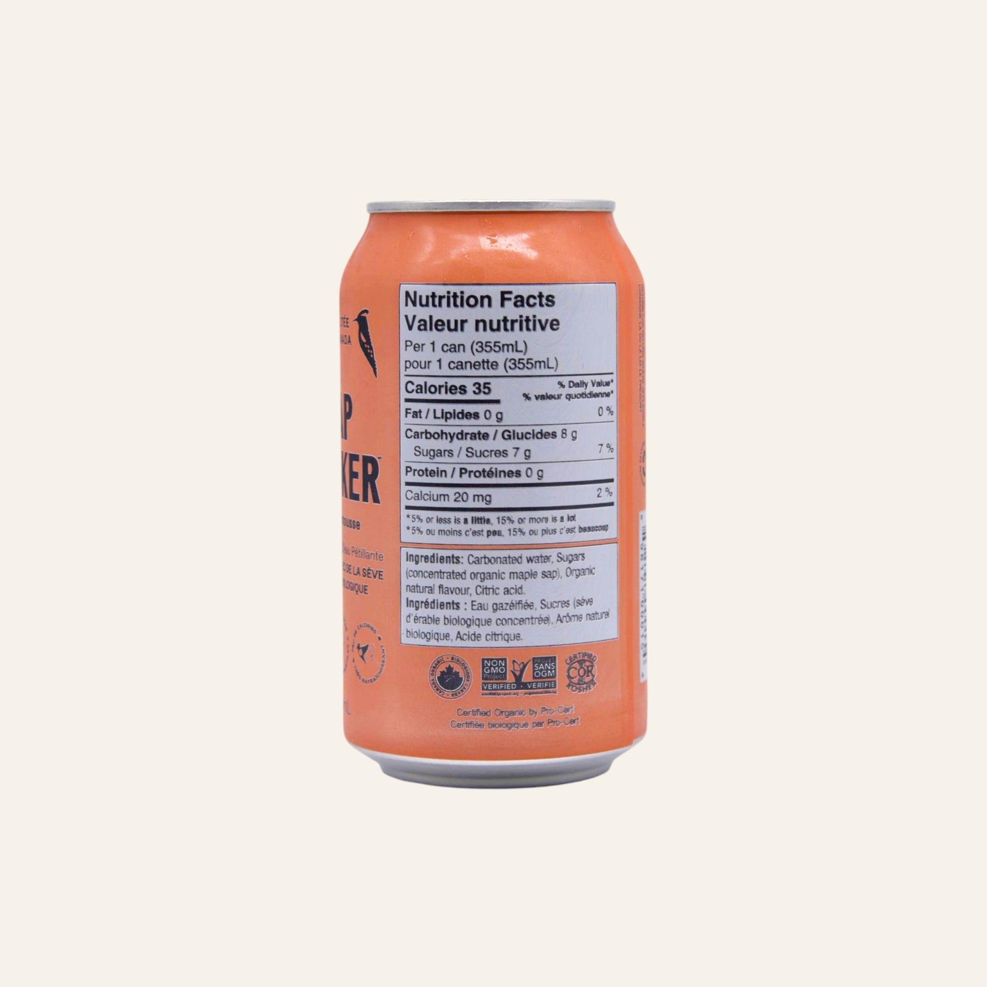 Sapsucker Organic Grapefruit Water 355mL