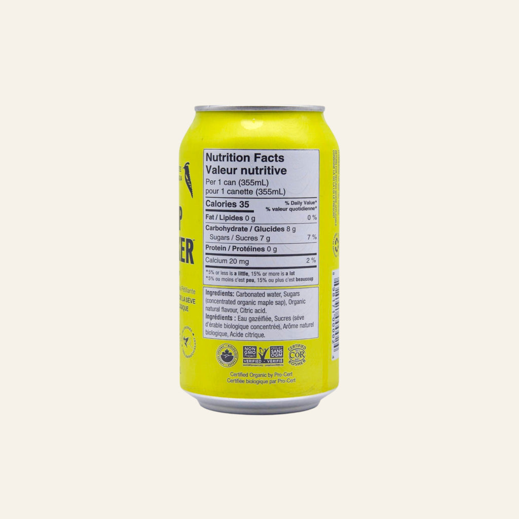 Sapsucker Organic Lemon Water 355mL