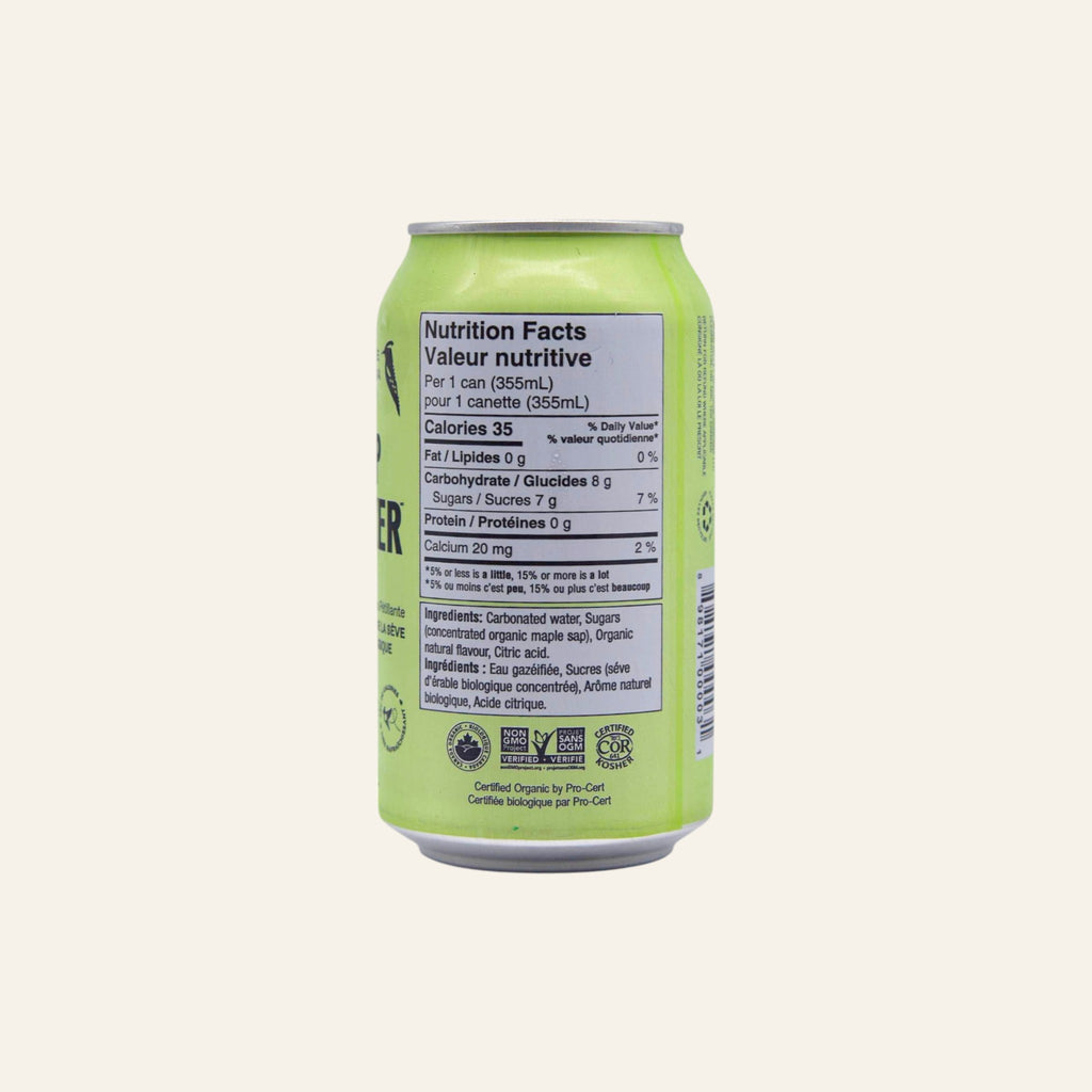 Sapsucker Organic Lime Water 355mL