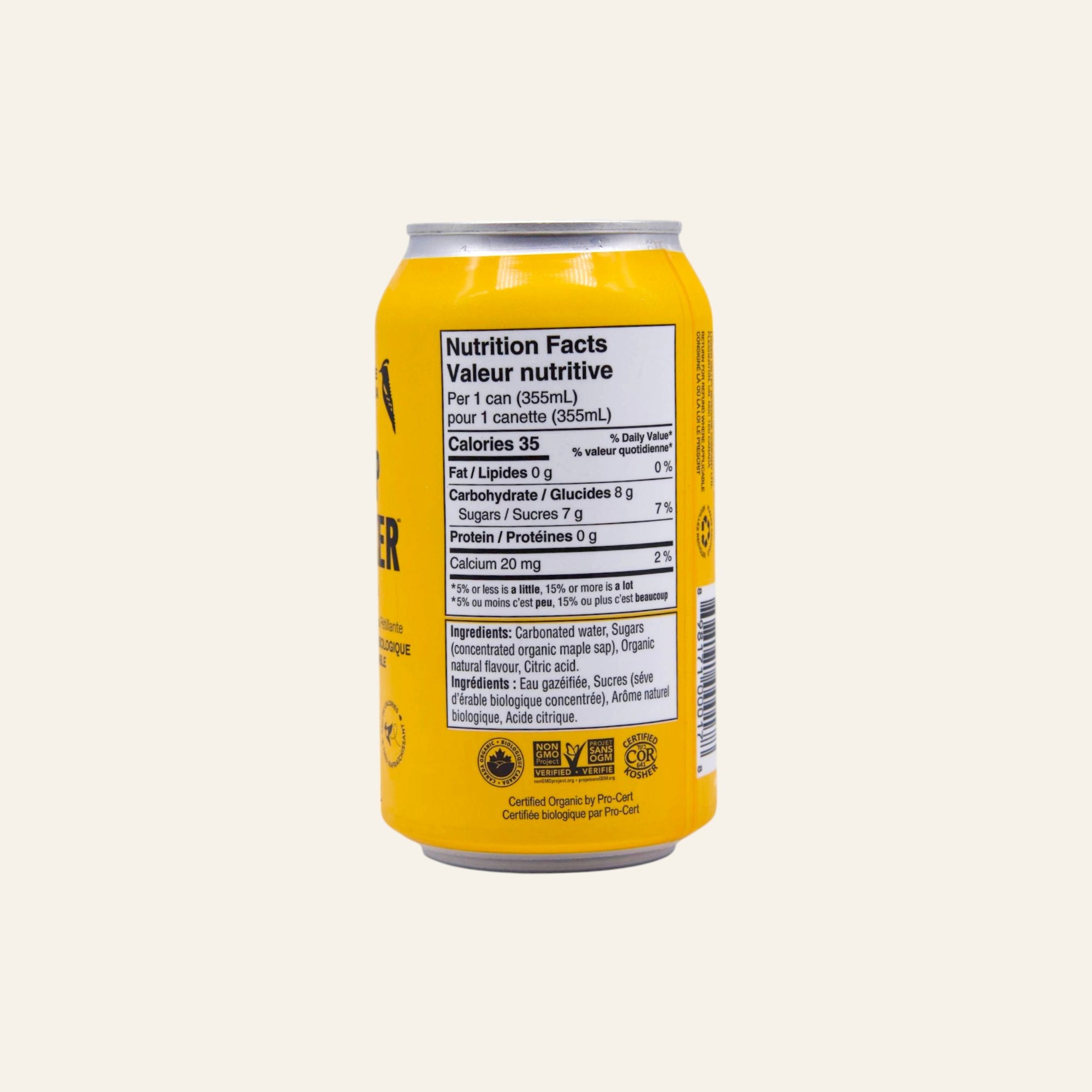Sapsucker Organic Orange Water 355mL