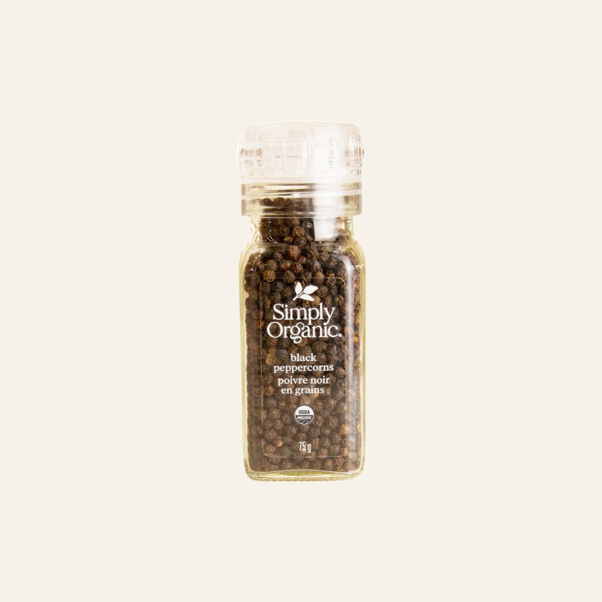 Simply Organic Black Peppercorn Grinder